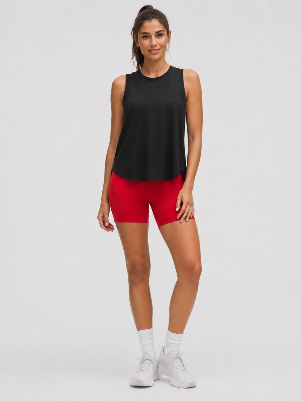 NWT Lululemon Lightweight Split-Back Training Tank Black Size 6